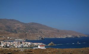Andros adası Hora deniz feneri